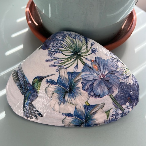 Hand Crafted Other - Hand Crafted Decoupage Sea Shell Ring Trinket Dish